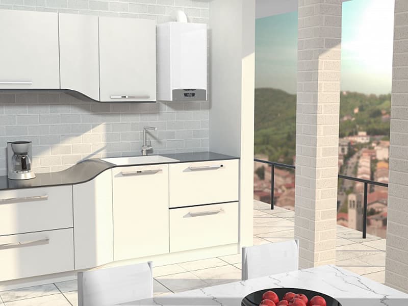 Котёл газовый традиционный ARISTON CLAS X SYSTEM 15 FF NG (RU)