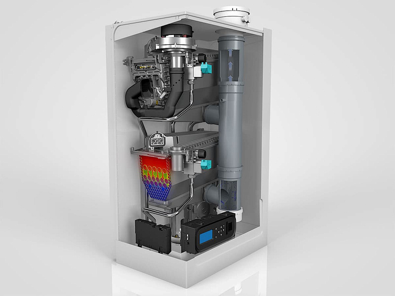 Настенный газовый конденсационный котел ELCO Thision L Eco 70 